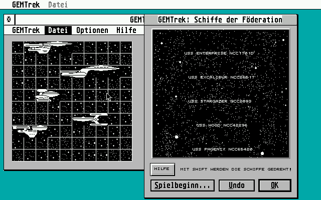 GEMTrek atari screenshot